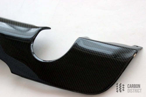 BMW 3 Series (E90) carbon fibre rear diffuser — 3K twill gloss finish