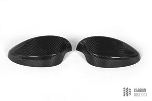 BMW 3 Series (E90) carbon fibre mirror caps — fits 2006-2013