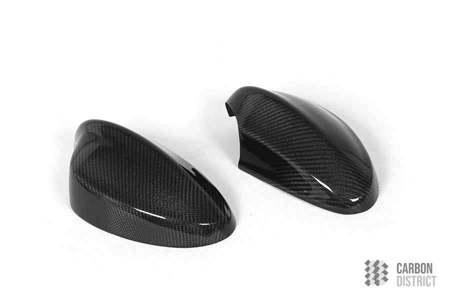 BMW 3 Series (E90 LCI) carbon fibre mirror caps (V2) — view 4