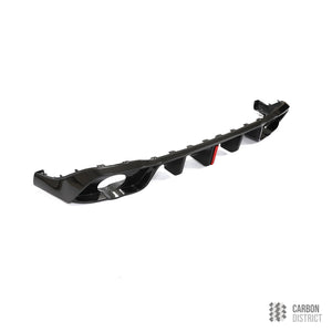 VW Golf Mk8 carbon fibre rear diffuser — made to order in genuine carbon fibre