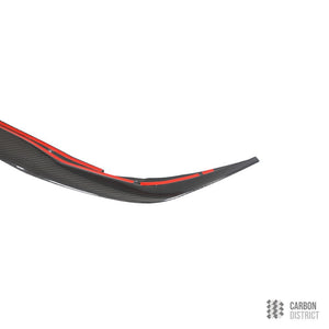 Toyota Supra (A90) carbon fibre front lip — made to order in genuine carbon fibre