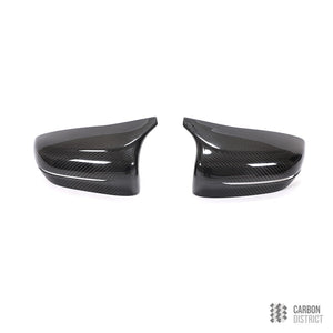 BMW M5 (F90) dry carbon fibre mirror caps