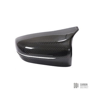 BMW M5 (F90) dry carbon fibre mirror caps — fits 2018-2020