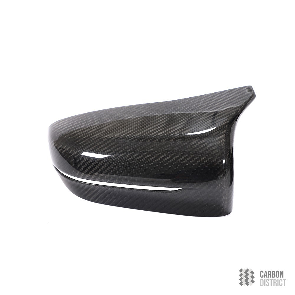 BMW M5 (F90) dry carbon fibre mirror caps — fits 2018-2020