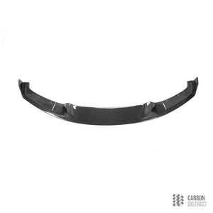 BMW 3 Series (F30) carbon fibre front lip — 3K twill gloss finish
