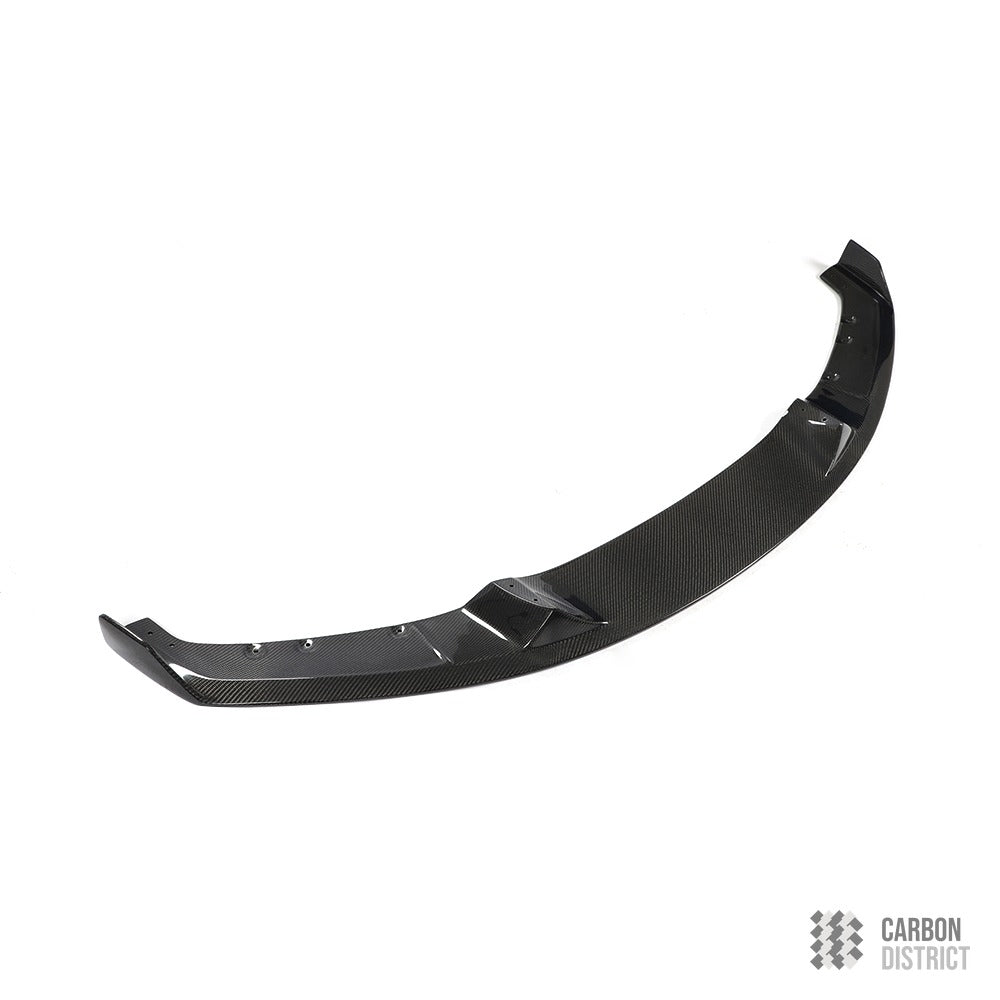 BMW 3 Series (F30) carbon fibre front lip — made to order in genuine carbon fibre