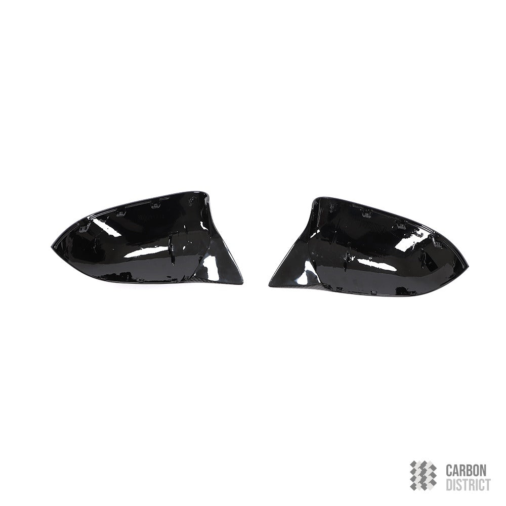 BMW X5 / X6 (F15/F16) carbon fibre mirror caps — 3K twill gloss finish
