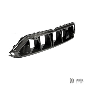 BMW M5 (G90/G99) carbon fibre front bumper insert — fits 2024+