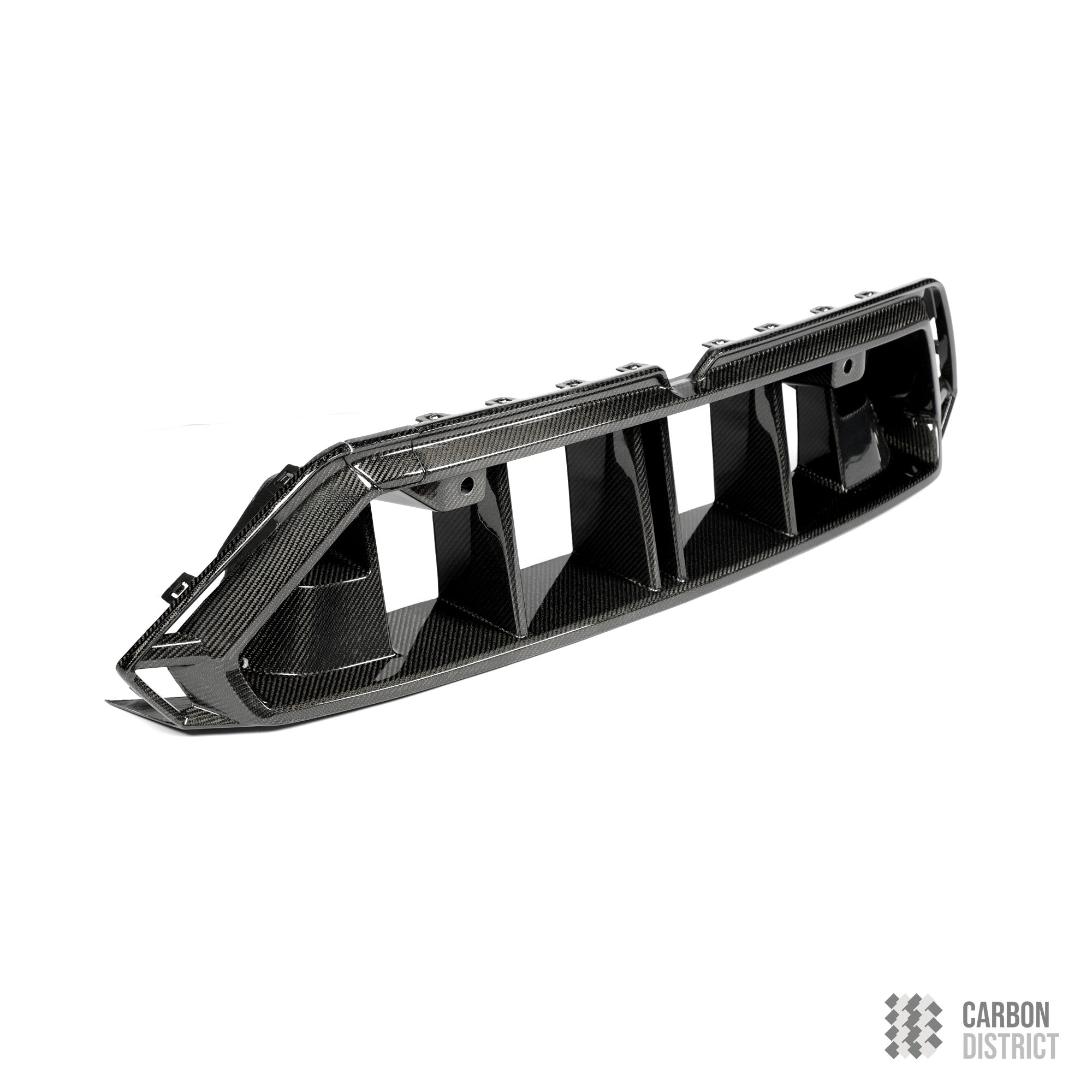 BMW M5 (G90/G99) carbon fibre front bumper insert — fits 2024+