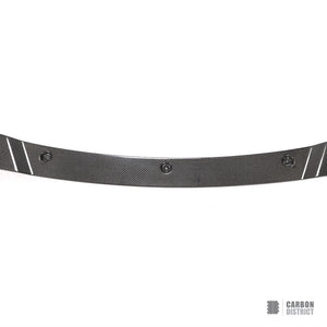 BMW M2 F87 carbon fibre front lip - top surface detail