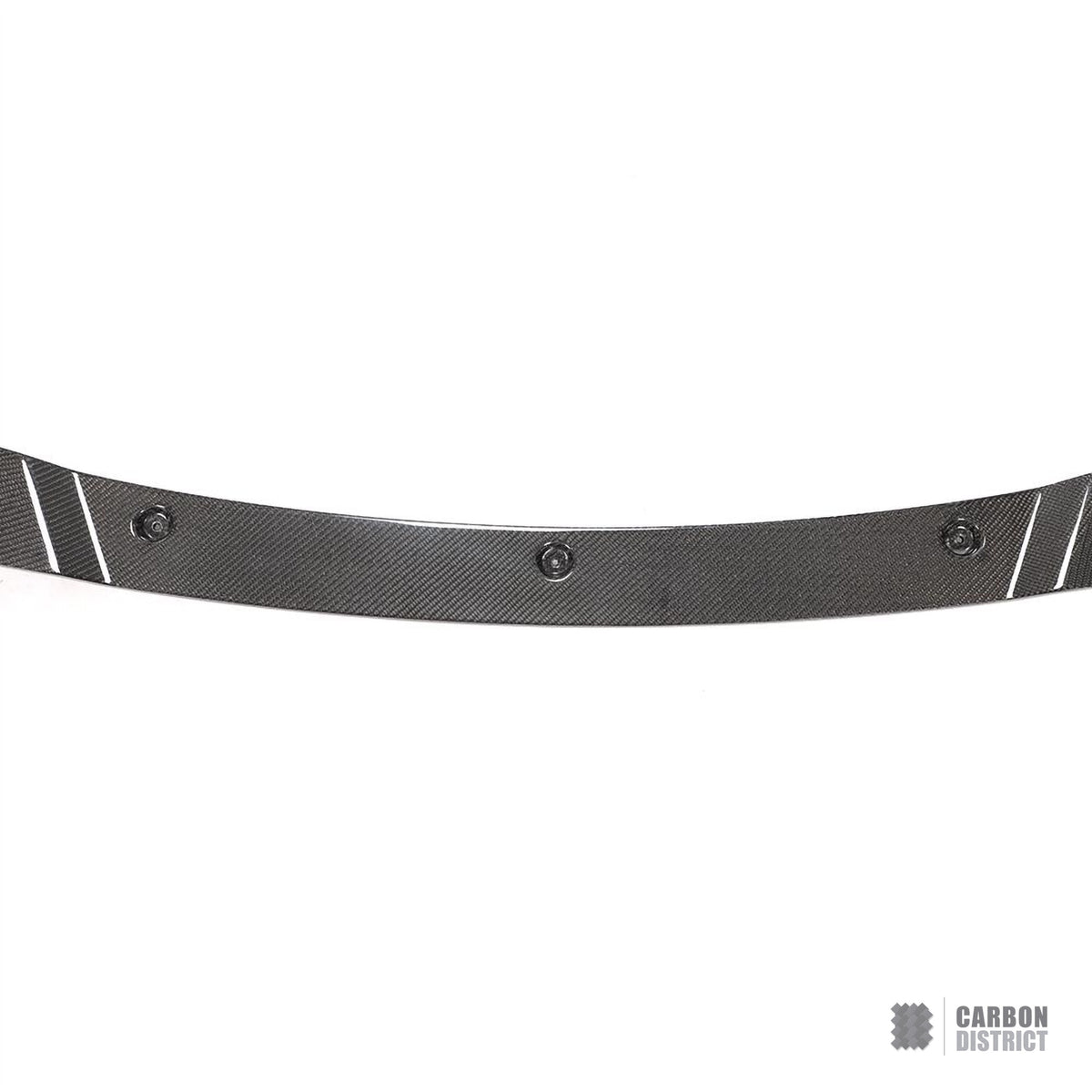 BMW M2 F87 carbon fibre front lip - top surface detail