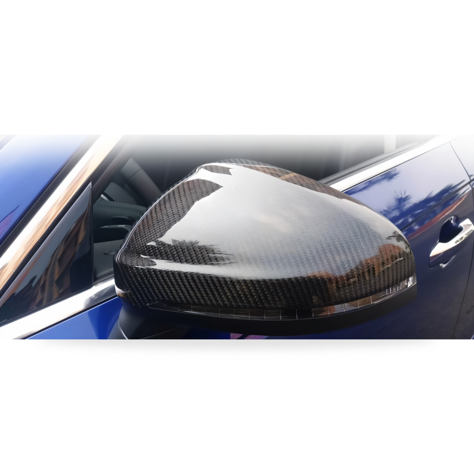 Audi A4 - S4 (B9) Carbon Fibre Mirror Caps
