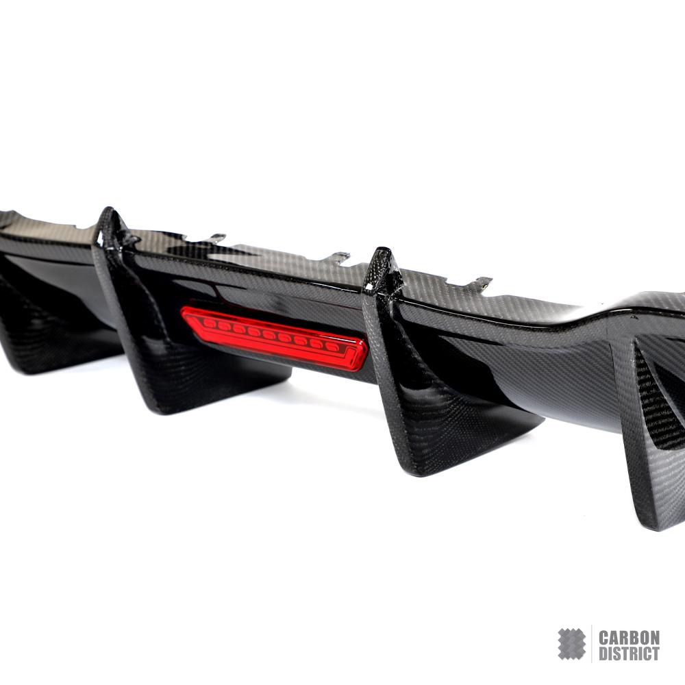 Audi A3/S3 Saloon (8V) carbon fibre rear diffuser