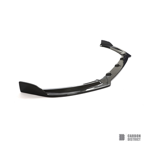 Audi A3 Hatchback (8V) carbon fibre front lip — 3K twill gloss finish