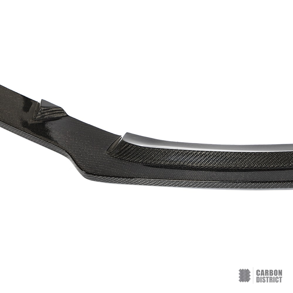 Audi A3 Hatchback (8V) carbon fibre front lip — made to order in genuine carbon fibre