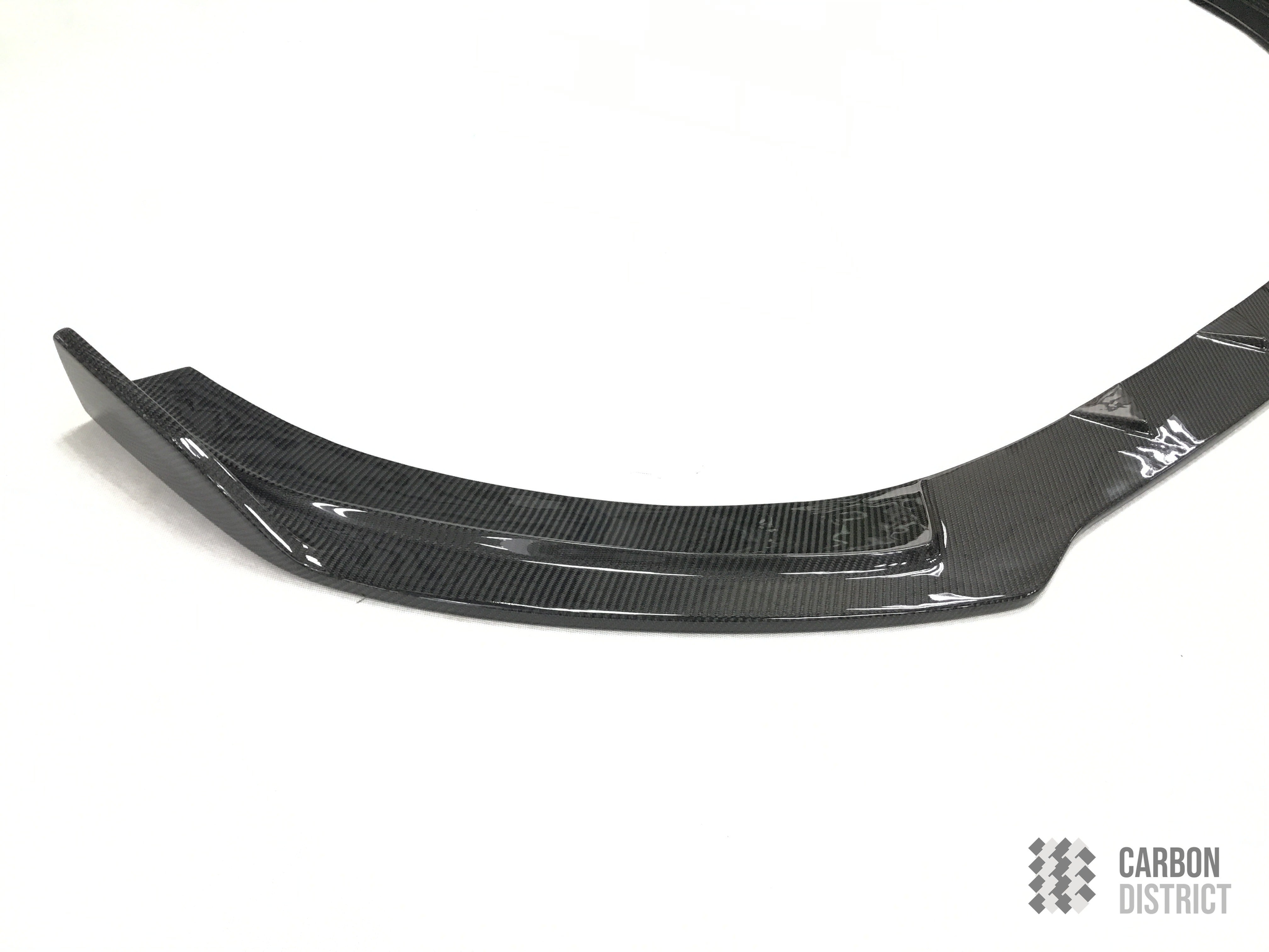 Audi A3/S3 Saloon (8V) carbon fibre front lip — fits 2012-2020
