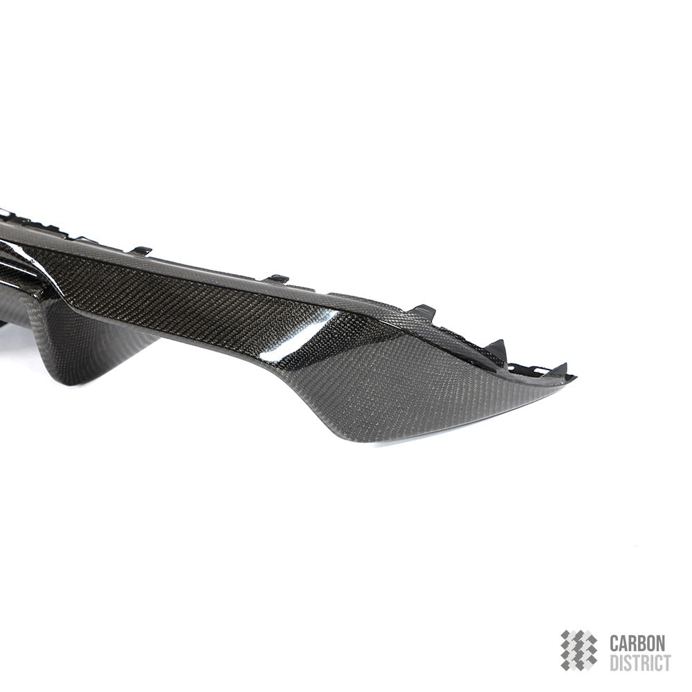 Audi A3/S3 Sportback (8V) carbon fibre rear diffuser — fits 2012-2020