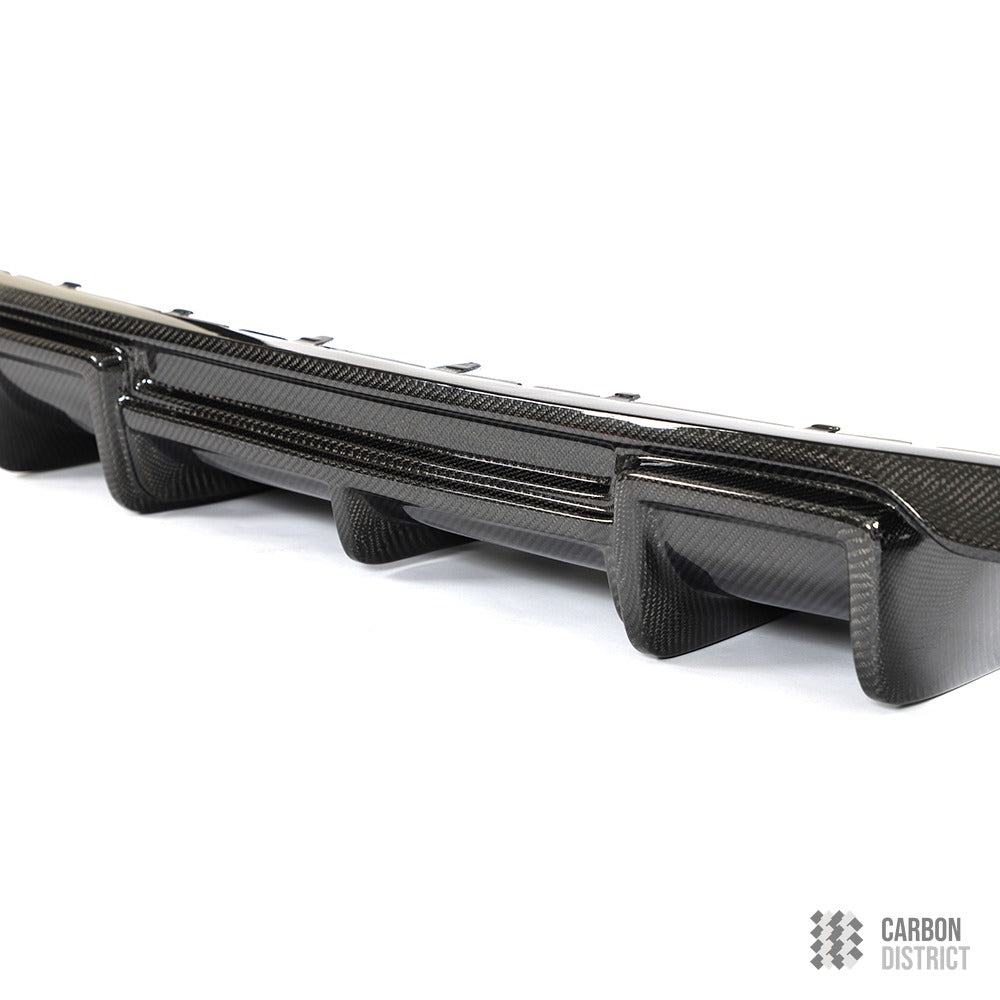 Audi A3/S3 Sportback (8V) carbon fibre rear diffuser — made to order in genuine carbon fibre