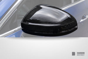 Audi A4/S4 (B9) Carbon Fibre Mirror Caps