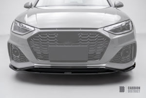 Audi A4/S4 (B9) carbon fibre front lip (V2) — view 7