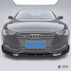 Audi A5 (B8.5) carbon fibre front lip — view 7