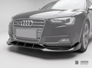 Audi A5 (B8.5) carbon fibre front lip — view 8