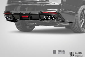 Audi A5/S5 (B9) carbon fibre rear diffuser — full product view