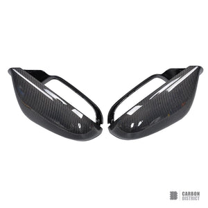 Audi A6/S6 (C7) carbon fibre mirror caps — view 4