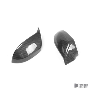 Audi A7 (C8) carbon fibre mirror caps — fits 2019+