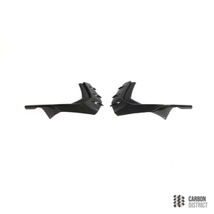 Audi RS3 (8Y) carbon fibre front canards — made to order in genuine carbon fibre