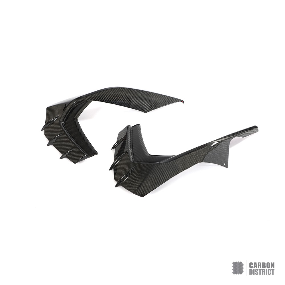Audi A3/S3 (8Y) carbon fibre front bumper vent covers
