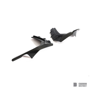 Audi A3/S3 (8Y) carbon fibre front bumper vent covers — made to order in genuine carbon fibre