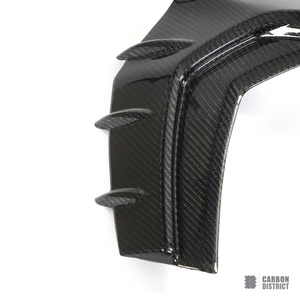 Audi A3/S3 (8Y) carbon fibre front bumper vent covers — view 7