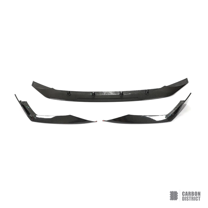 Labio delantero de fibra de carbono seca para Audi RS6/A6 (C8)