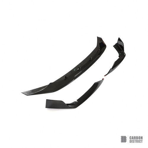Audi RS6/RS7 (C8) dry carbon fibre front lip — dry carbon weave