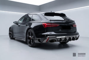 Audi RS6/RS7 (C8) dry carbon fibre rear diffuser — view 7