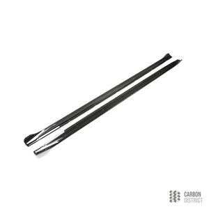 Audi S3 Sedan (8Y) carbon fibre side skirts — fits 2020+