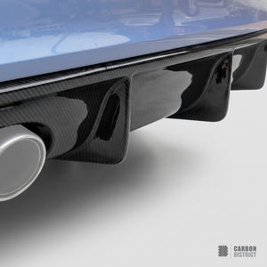 Audi S5 (B8/B8.5) carbon fibre rear diffuser — view 7