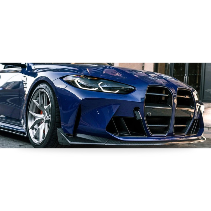BMW M3 (G80) Dry Carbon Fibre Front Lip (CSL, 3-Piece)