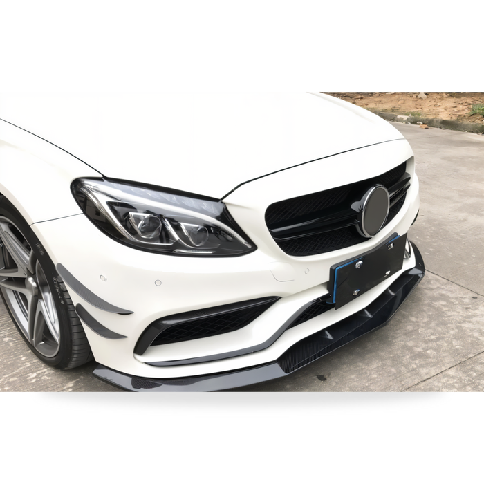 Mercedes C-Class (W205) Carbon Fibre Front Lip