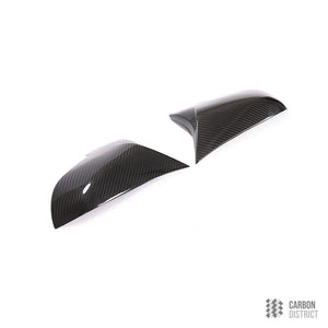 BMW 1 2 3 4 carbon fibre mirror caps — full product view