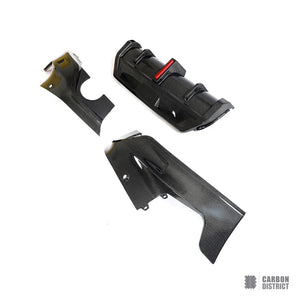 BMW 2 Series (G42) carbon fibre rear diffuser — view 5