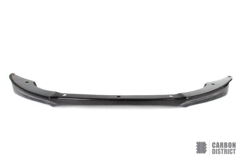 BMW 3 Series (E90) carbon fibre front lip — 3K twill gloss finish