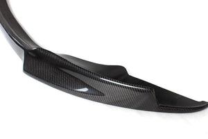 BMW 3 Series (E92) carbon fibre front lip — gloss finish detail
