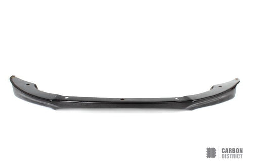 BMW 3 Series (E92) carbon fibre front lip — close-up of the weave