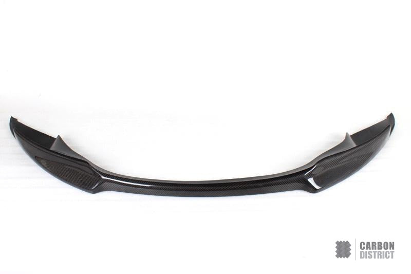 BMW 3 Series (E92) carbon fibre front lip — mounting detail