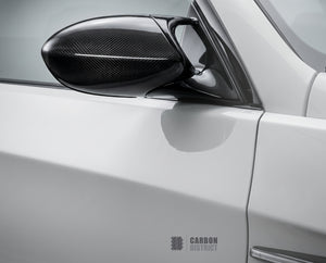 BMW 3 Series (E92) carbon fibre mirror caps — fits 2006-2013