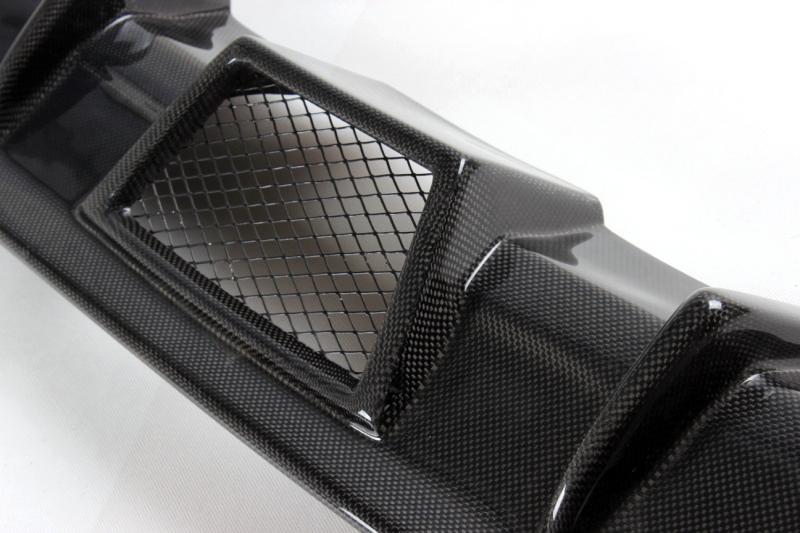 BMW 3 Series (E92) Carbon Fibre Rear Diffuser (V3) - view 4