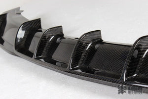 BMW 3 Series (F30) carbon fibre rear diffuser — fits 2012-2019