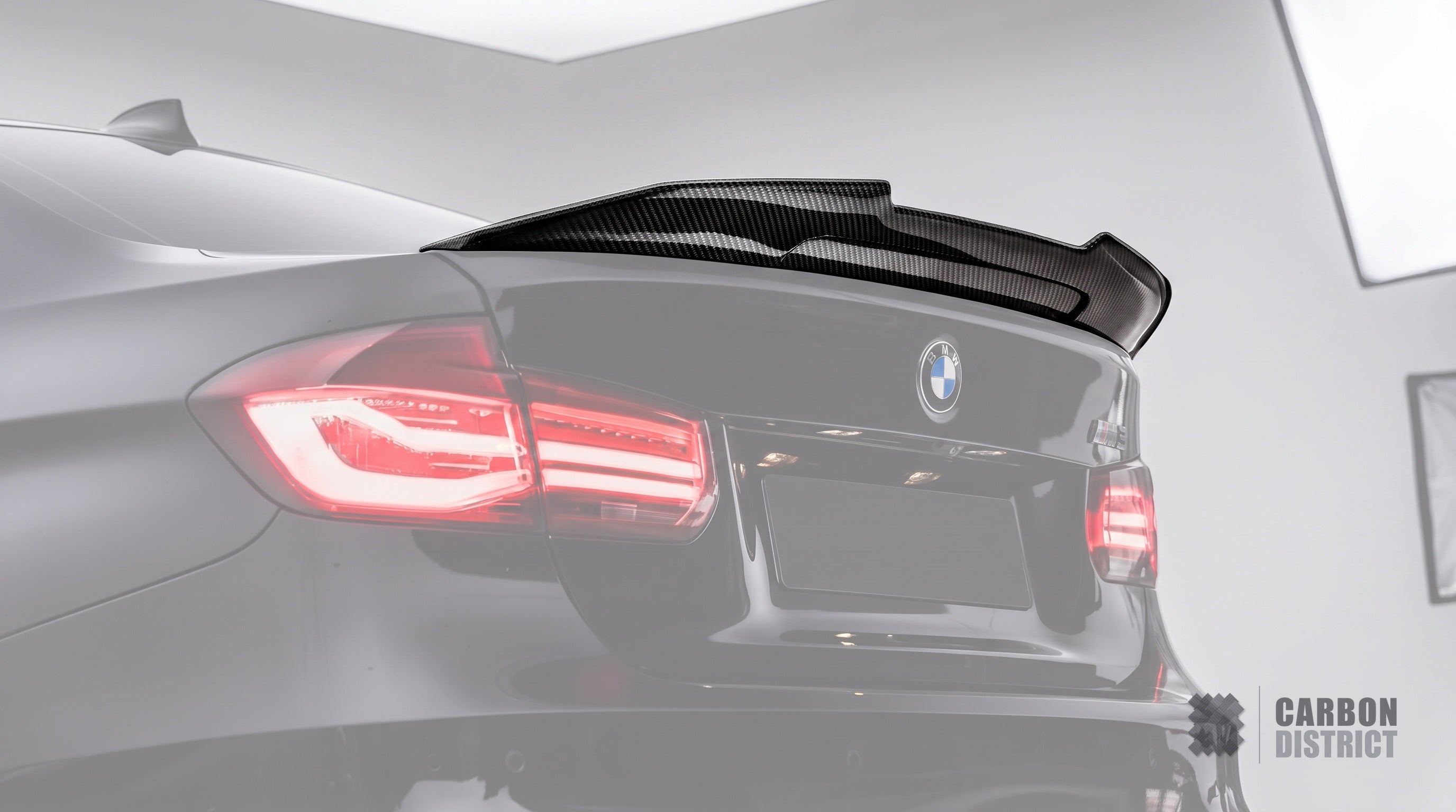 BMW 3 Series (F30) carbon fibre spoiler — made to order in genuine carbon fibre